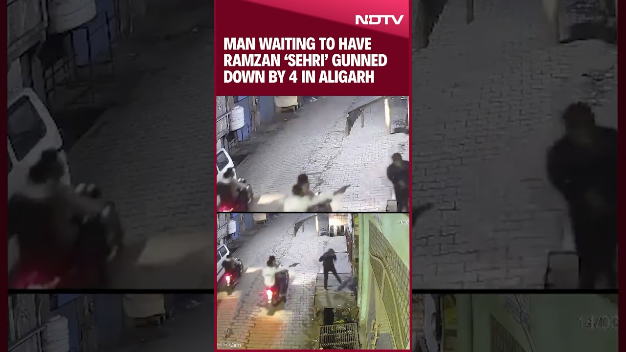 Caught On Camera | Man Waiting To Have Ramzan 'Sehri' Gunned Down By 4 On Bike In Aligarh