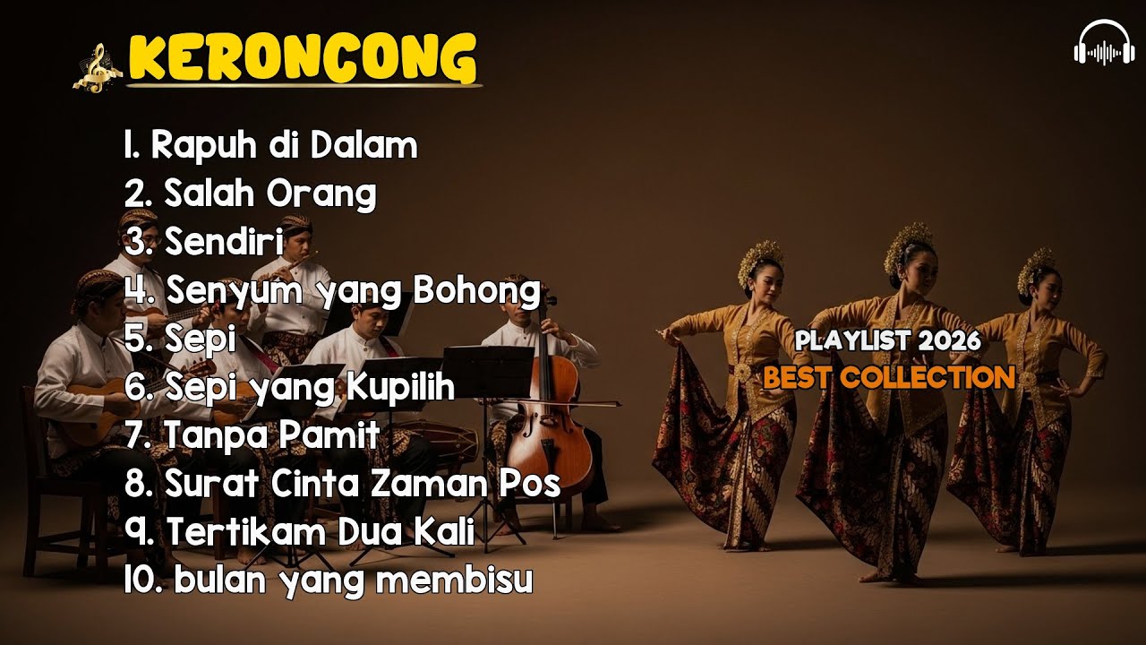 Keroncong Lawas Nusantara Pilihan | Musik Tempo Dulu untuk Hati yang Tenang dan Damai