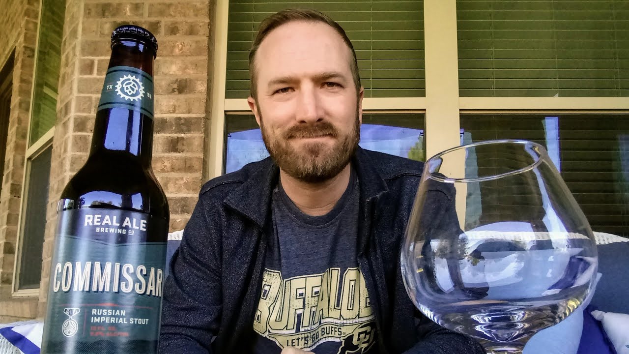 Real Ale Brewing - Commissar Russian Imperial Stout - Beer Review | Brews with Beck🍻 SUBSCRIBE!😁