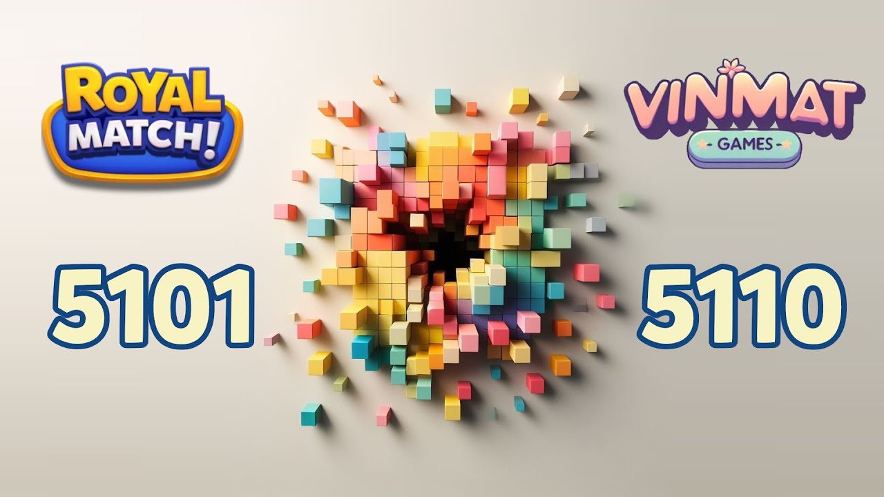 Royal Match - Level 5101 - Level 5110 Gameplay 