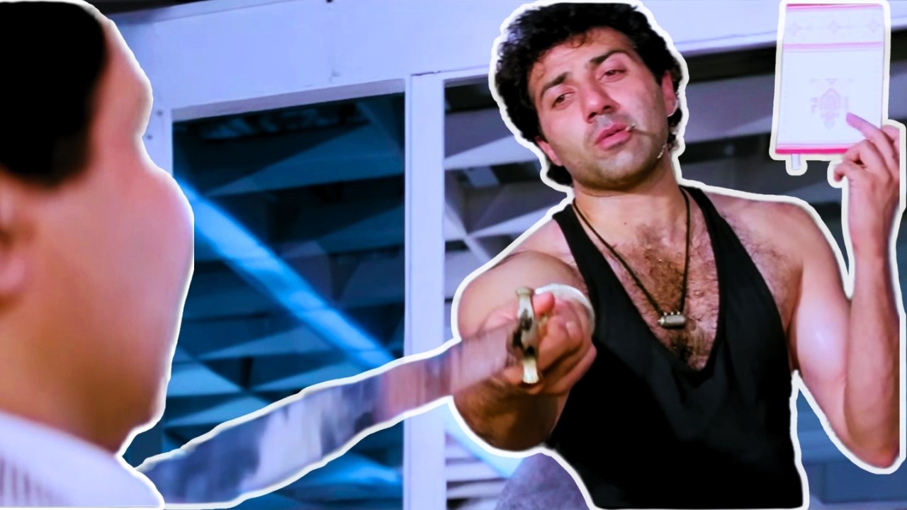 तेरी शादी कल 10 बजे है  | Sunny Deol  ने दी धमकी  | Action Scene | Narsimha Movie Scene