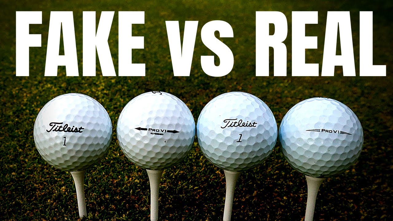FAKE ILLEGAL EBAY TITLEIST PRO V1 vs REAL TITLEIST PRO V1