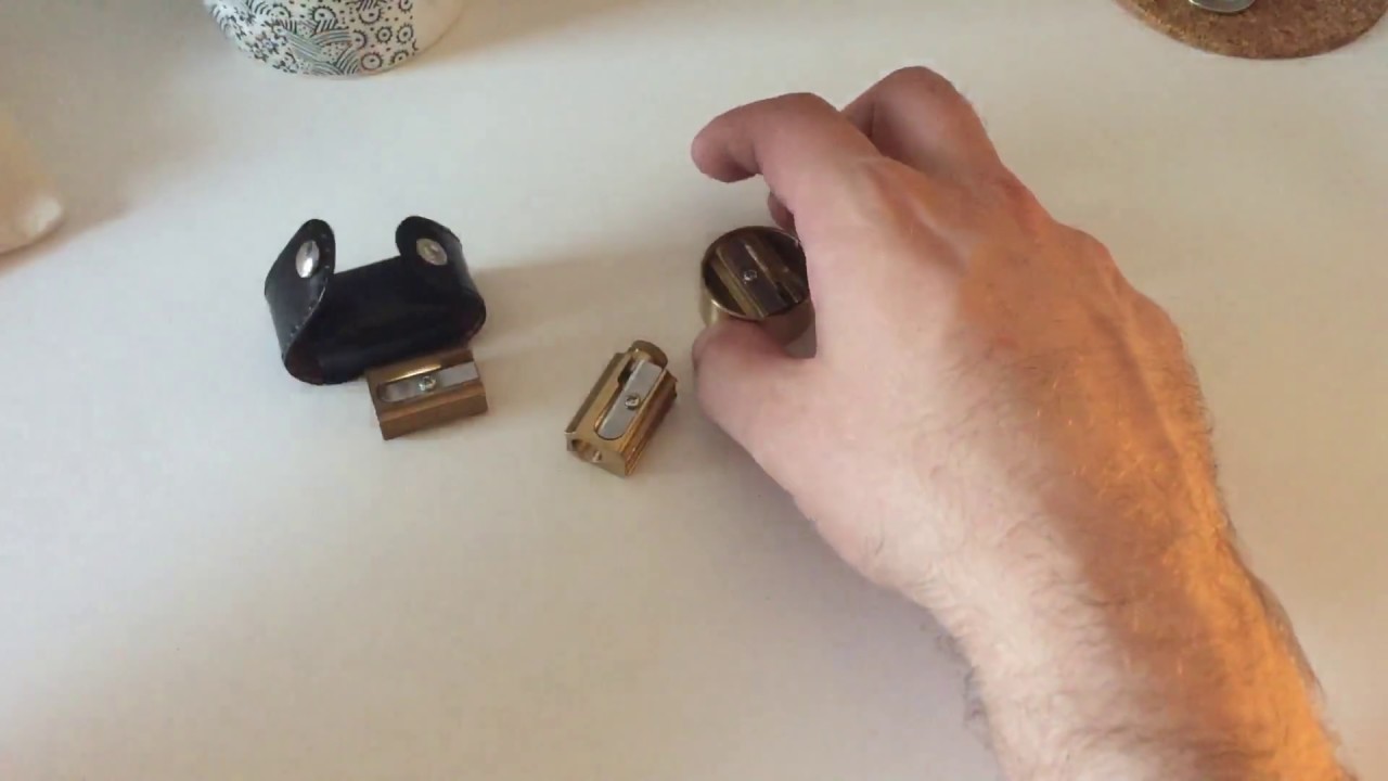 Brass pencil sharpeners by DUX – Review
