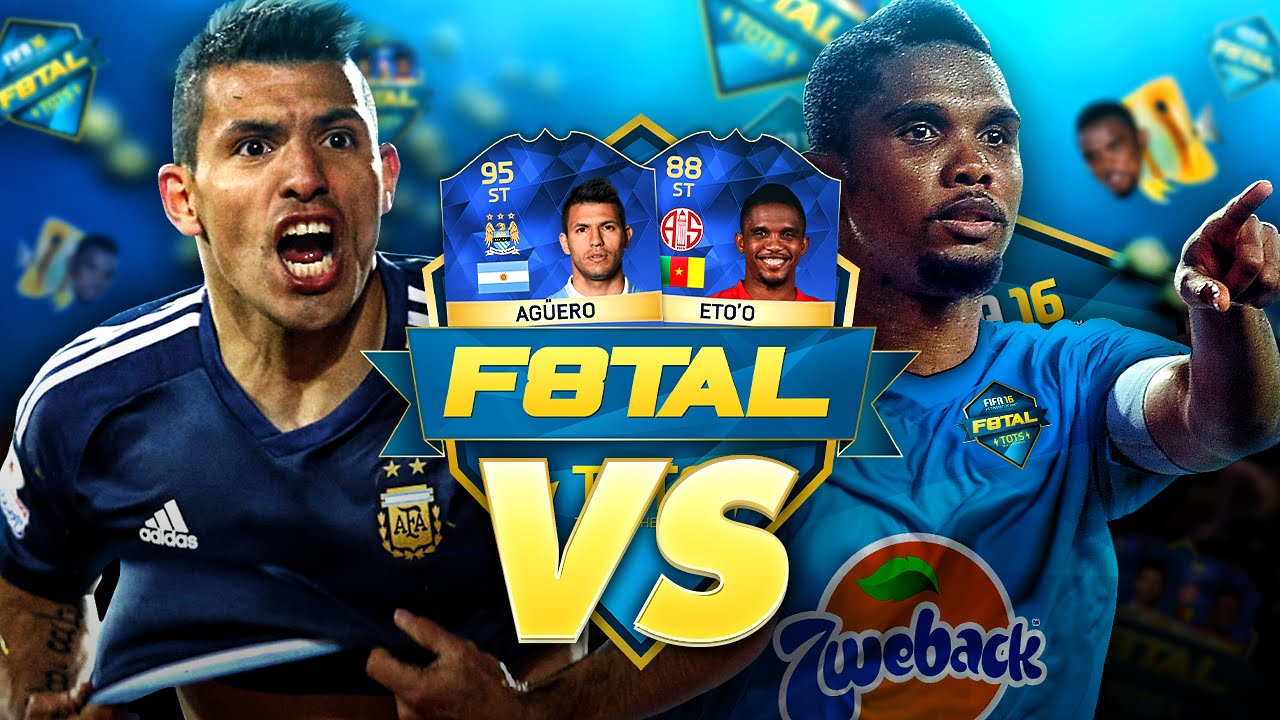 OMG TOTS ETO'O VS TOTS AGUERO LEGENDARY TOTS ETO'O F8TAL VS PHINEAS! FIFA 16 ULTIMATE TEAM