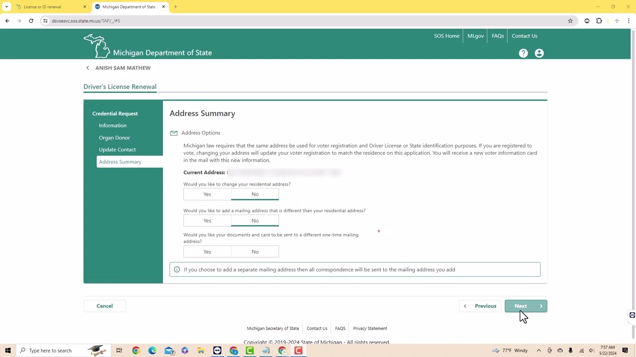 How to Renew Your Michigan Driver's License Online