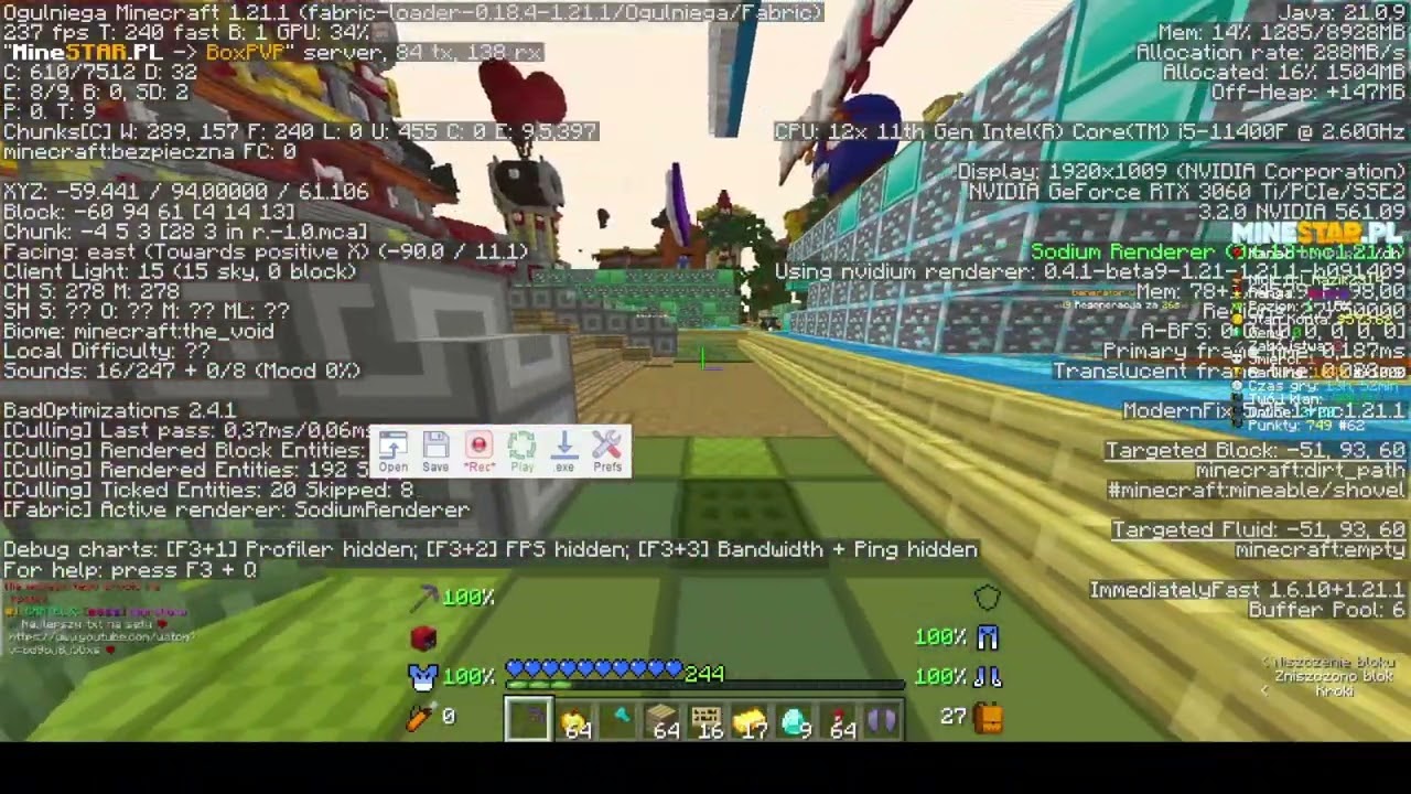 MINESTAR.PL BOXPVP JAK USTAWIĆ SKRYPT NA KOPANIE AFK | TINYTASK