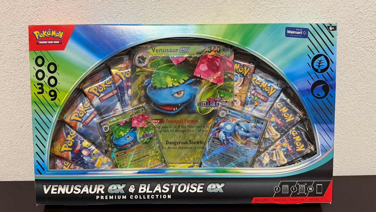 VENUSAUR ex & BLASTOISE ex PREMIUM COLLECTION Unboxing | PoKéMoN TCG