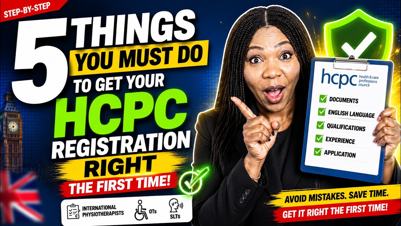 5 Things You Must Do to Get Your HCPC Registration Right | International Physiotherapists, OTs & SLT