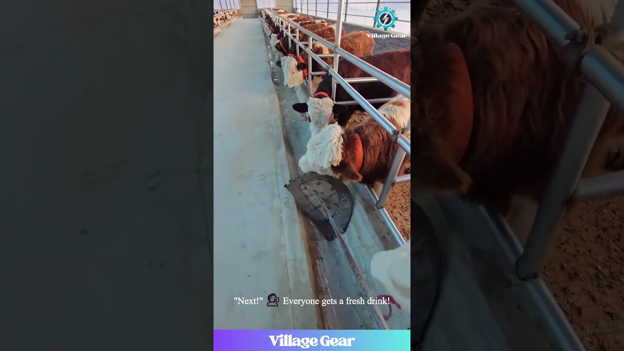 A Water TRAIN for COWS?! 😂 This is The Most Satisfying Thing I've Seen at a Farm! 