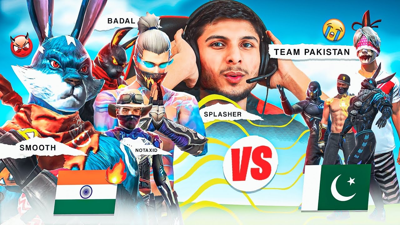 INDIA🇮🇳 VS PAKISTAN🇵🇰| WHO WILL WIN❓| BEST FIGHT🔥 #freefire #nonstopgaming