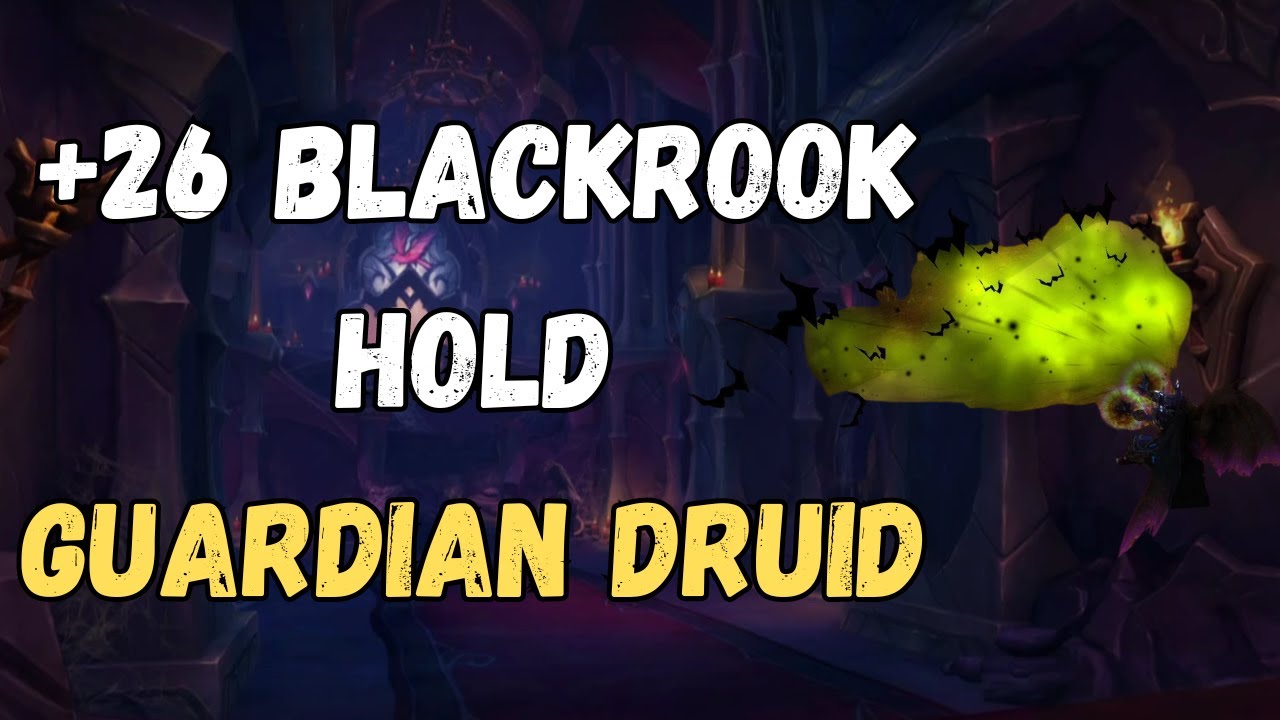 Guardian Druid M+ 26 Blackrook Hold | Tyran Raging Storming | Please Nerf The Swarm