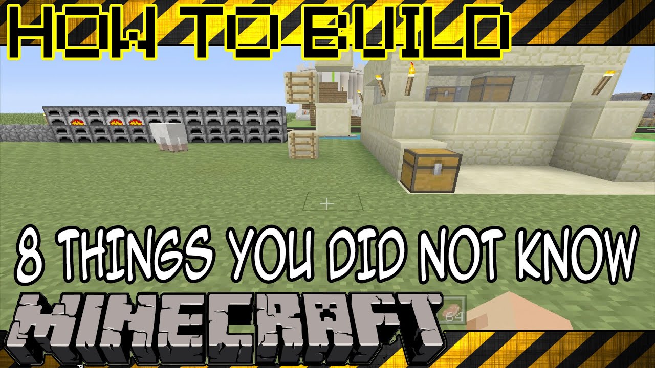 Amazing Things you Didn't Know in Minecraft