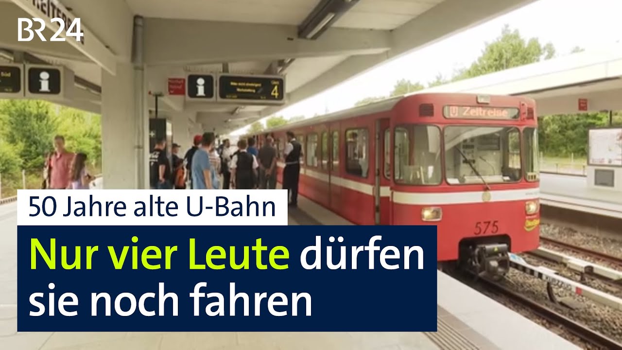 Alte U-Bahn auf neuer Fahrt: Lokführer gibt's nur noch vier | BR24