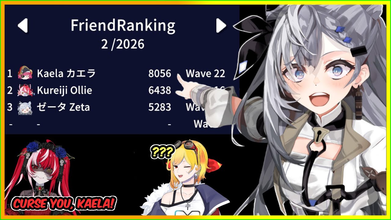 Zeta's checking the ranking and saw Kaela's name 【Hololive / Vestia Zeta】