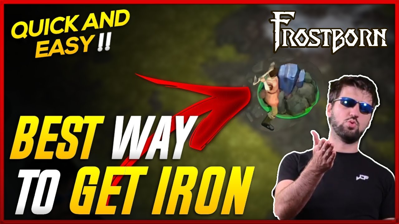 Best Way to farm Iron in Frostborn! Quick and Easy! - JCF