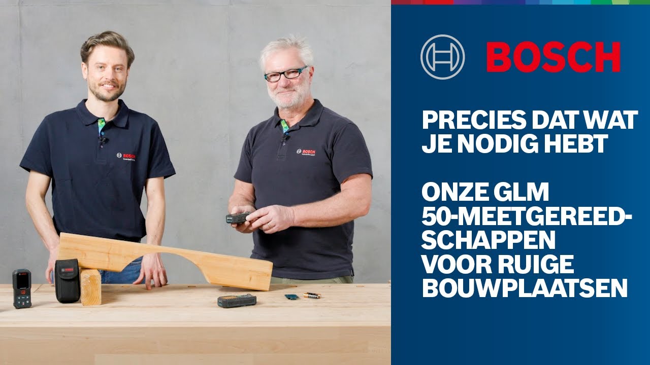 Alles over de Bosch Professional GLM 50 laserafstandsmeter
