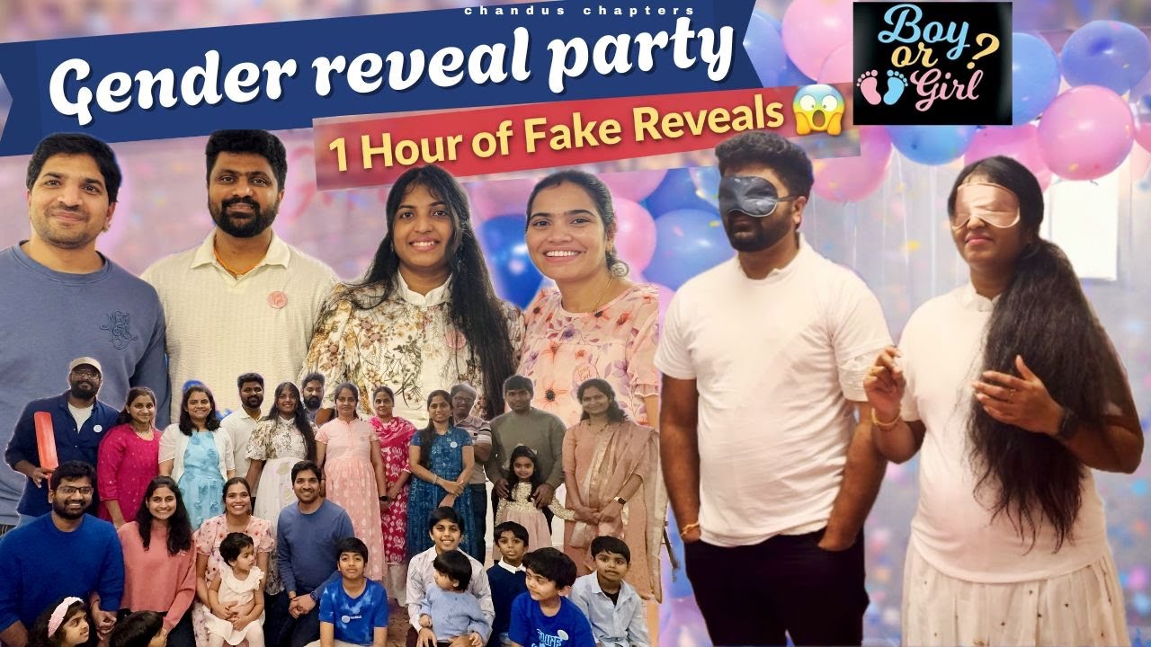 Close friend's Baby Gender Reveal 💙💗 | So Many Fake Reveals & One Big Surprise! #genderreveal