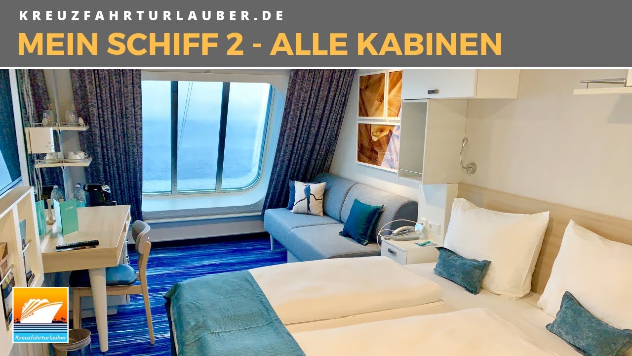 Neue Mein Schiff 2 - Alle Kabinen im &Uuml;berblick