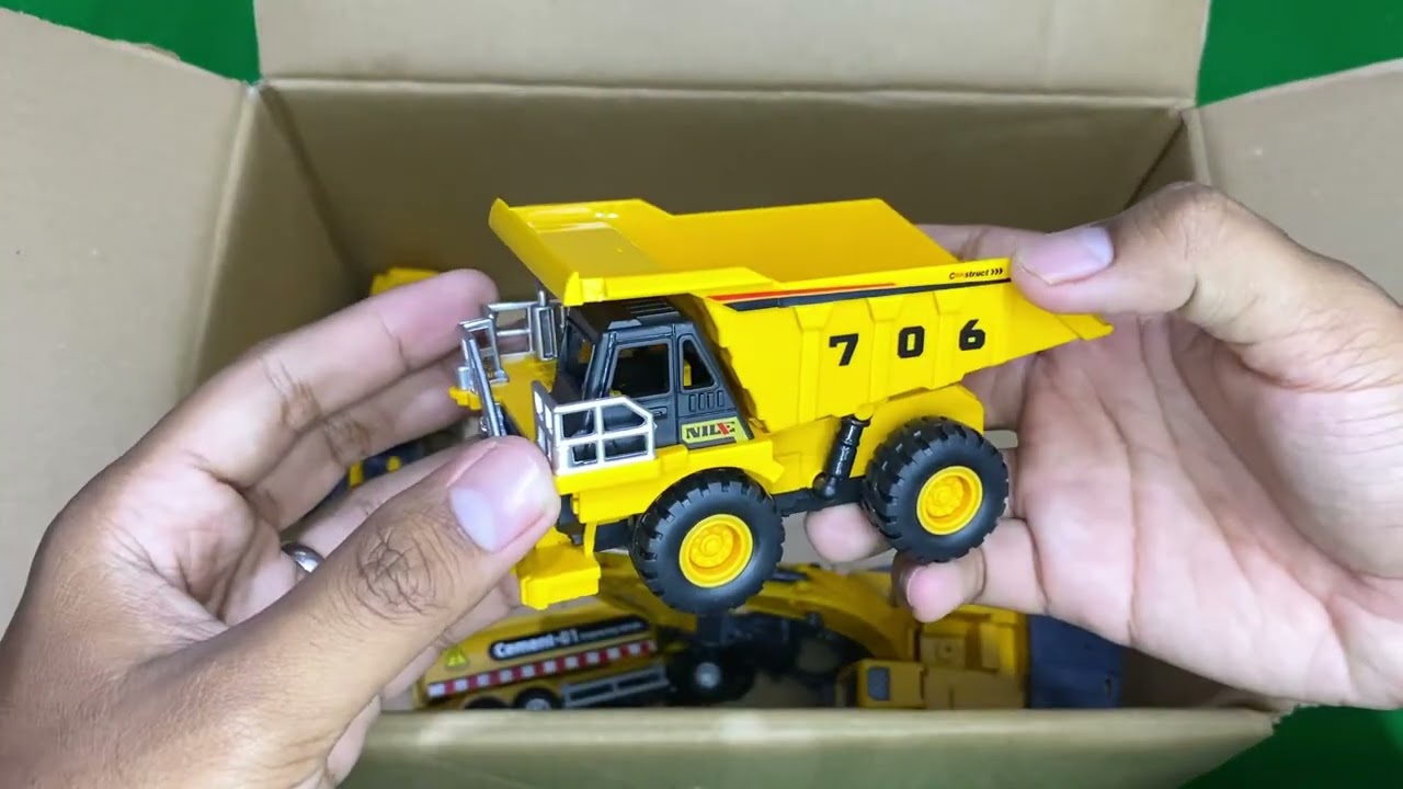 RC TRACTORS, MEGA RC TRUCKS, RC MACHINES COLLECTION!! EXCAVATOR LESU ET30H, KABOLITE K350-200 DIGGER