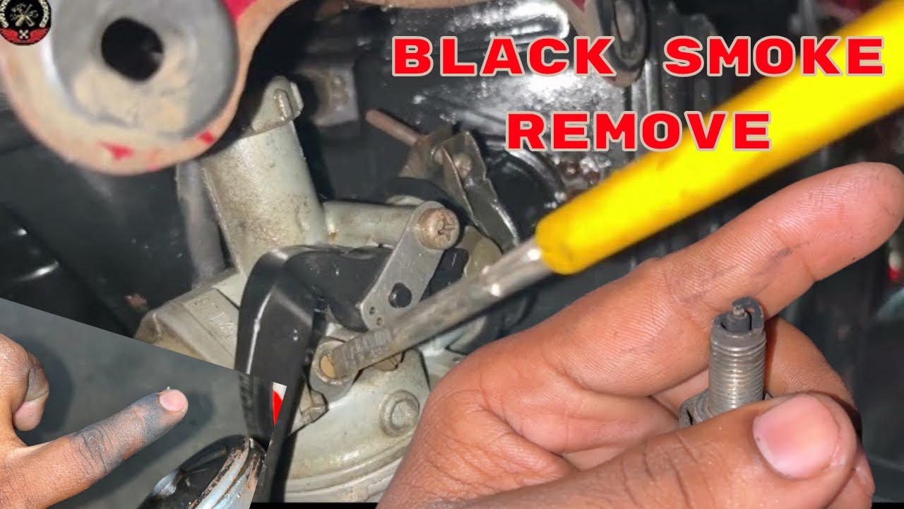 How to bike black smoke removal | black smoke in bike | black smoke problem in bike