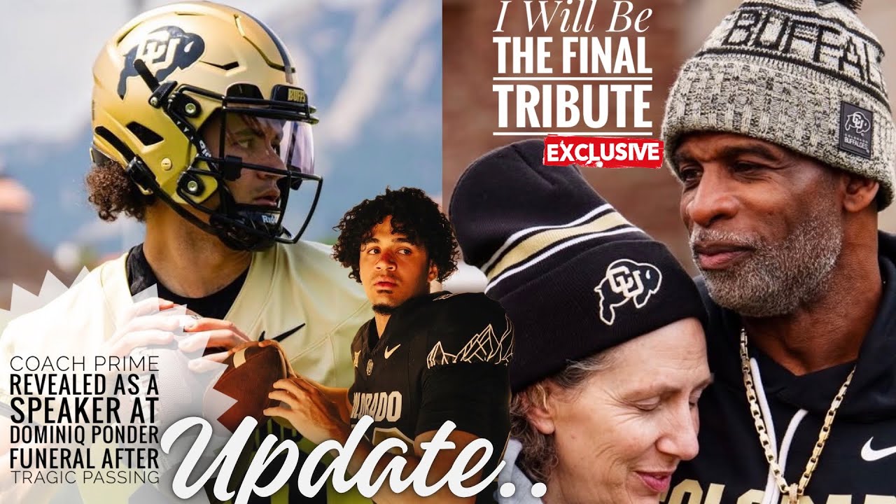 Coach Prime REVEALED As Tribute At Dominiq Ponder Celebration Of Life HERE’S DETAILS 🤯