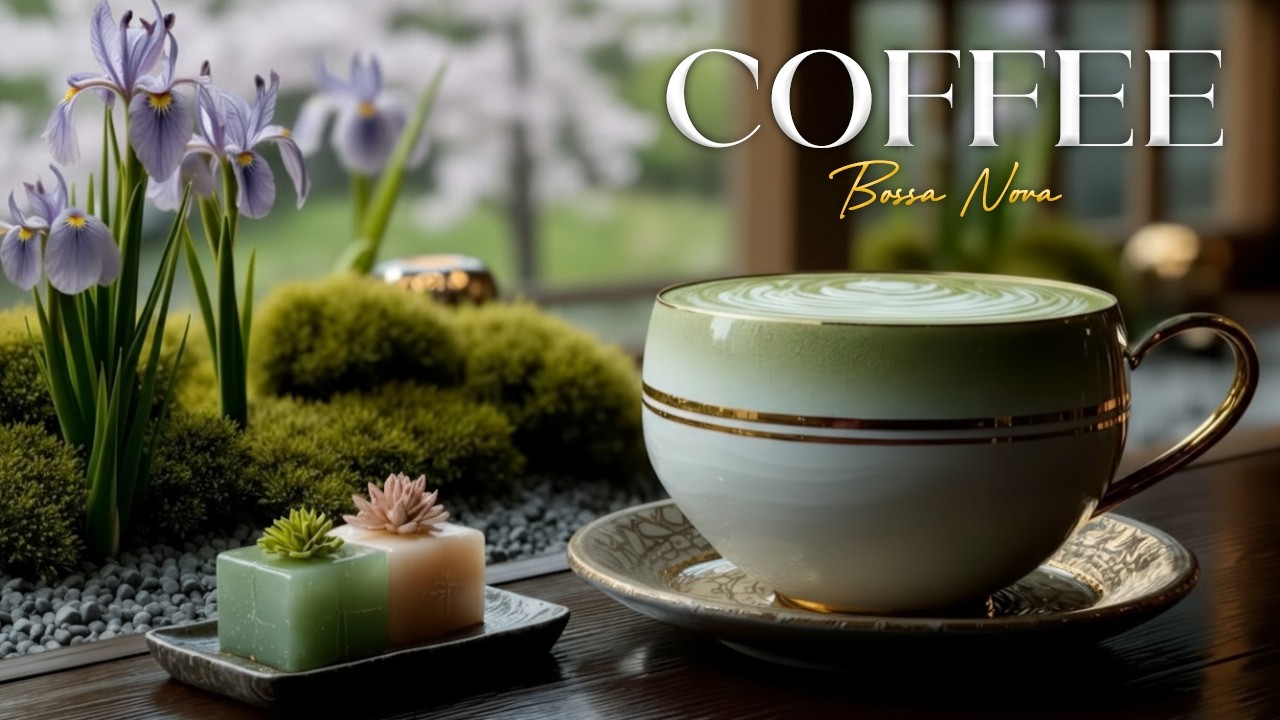 Bossa Nova Jazz Spring Morning ~ Cozy Coffee Shop Atmosphere for Relaxing, Focusing, Working, and Wa