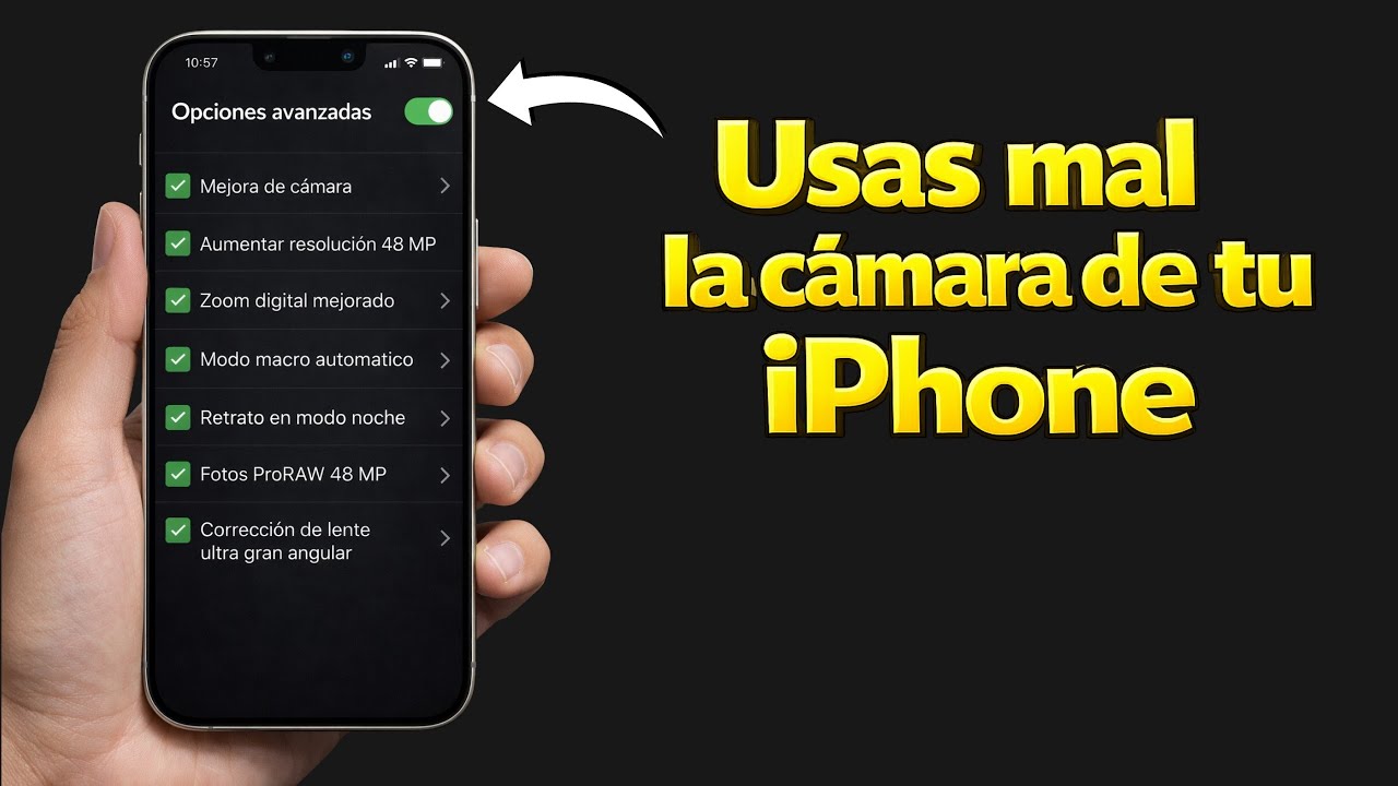 Estas usando mal la cámara de tu iPhone y no lo sabias (Activa esto)