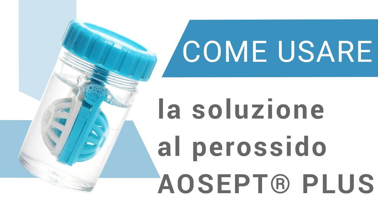 Come usare la soluzione al perossido AOSEPT® PLUS con HydraGlyde®