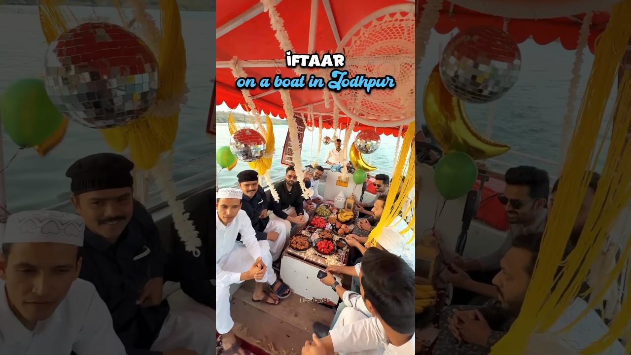 Iftaar on a boat 😍 #shorts #ramadan #iftar #vlogs