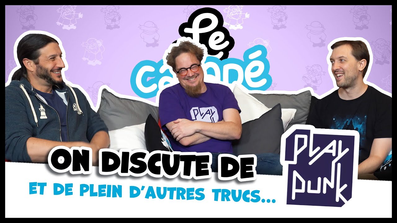 Le canap&eacute; de Playpunk avec Antoine Bauza et Thomas Provoost