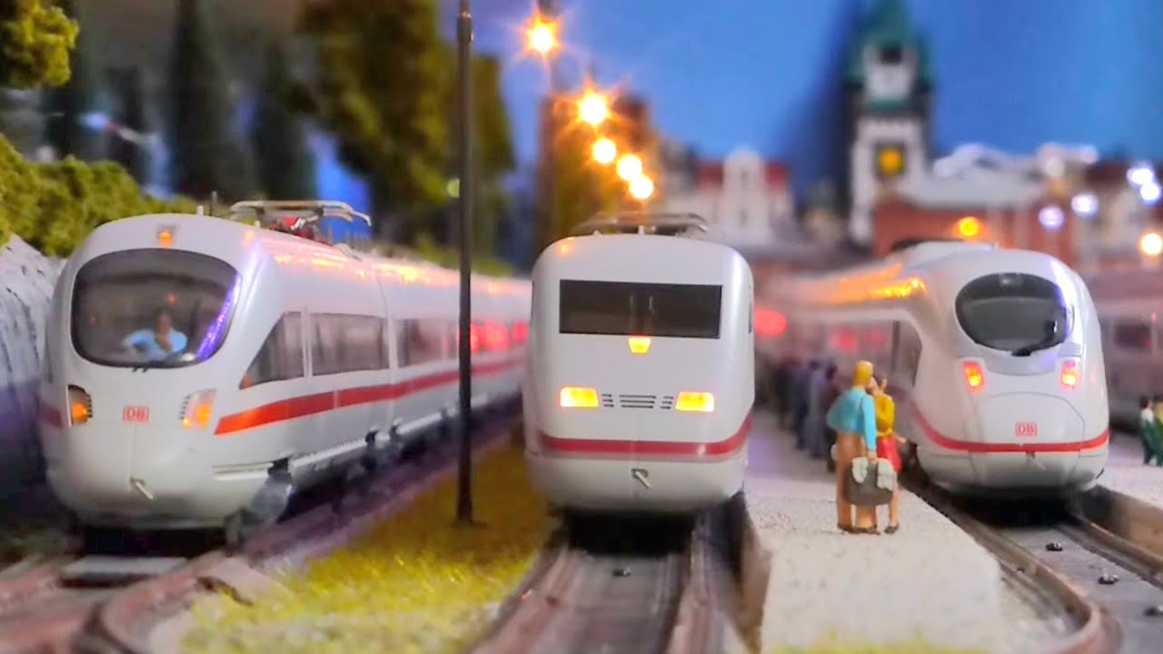 High Speed ICE Model Trains
