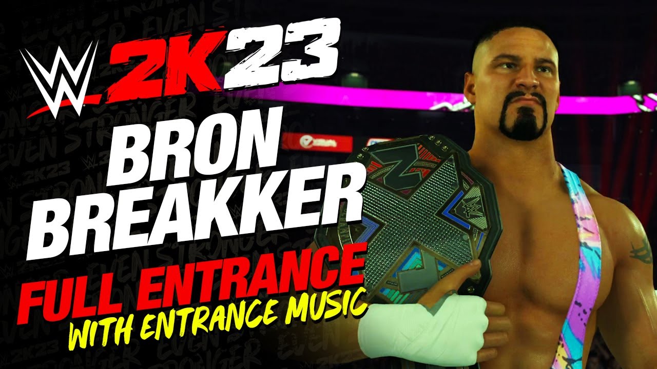 BRON BREAKKER WWE 2K23 ENTRANCE - #WWE2K23 BRON BREAKKER THEME