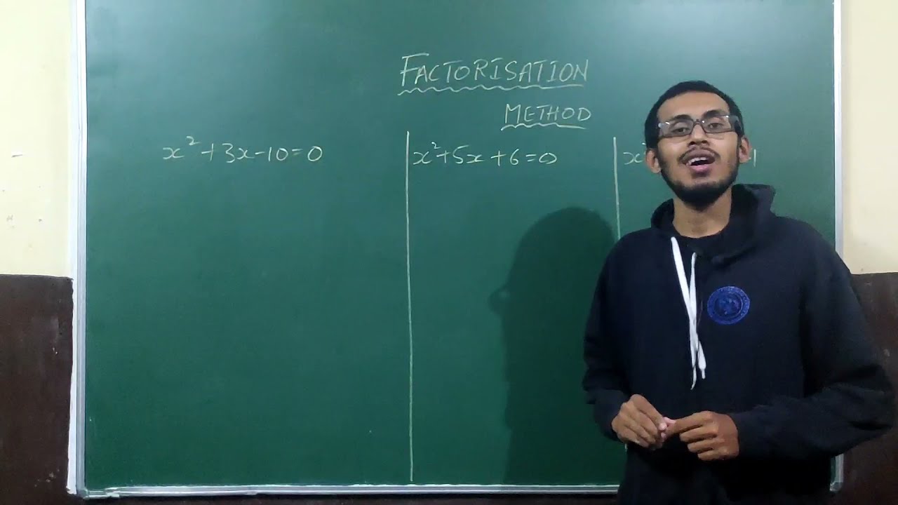 (part 1) Find Roots of Quadratic Equation by Factorisation method in kannada