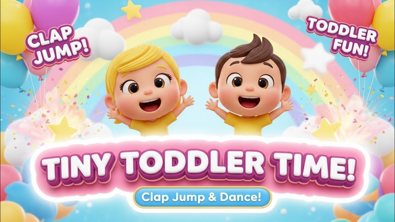 Toddler Time Song 👶 Clap Jump & Dance | Fun Action Rhyme for Toddlers | Popcorn Kids TV
