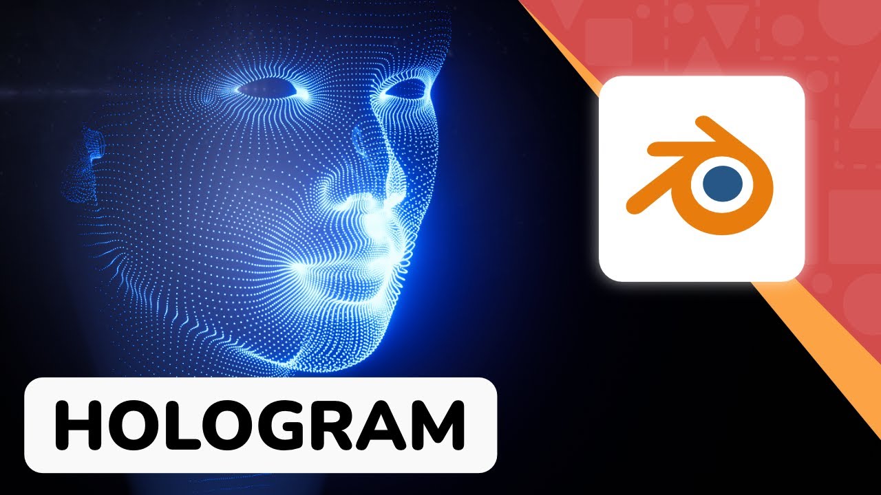 HOLOGRAM jak z film&oacute;w Science fiction - Wstęp do Geometry Nodes | Blender 3.0