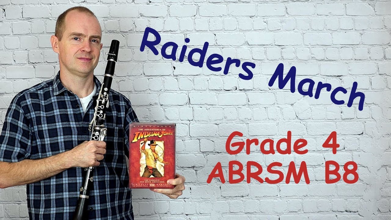 RAIDERS MARCH Clarinet Grade 4 ABRSM 2019 | (inc Play-Along & Tutorial) Indiana Jones theme