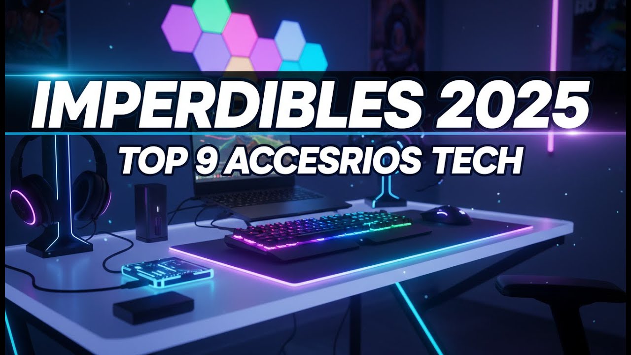 9 Accesorios Tecnológicos para Gaming, Streaming y Home Office que Valen la Pena