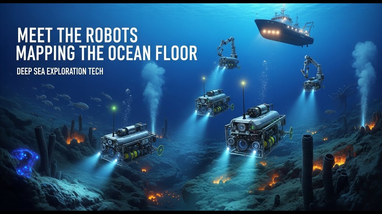 Meet the Robots Mapping the Ocean Floor | Deep Sea Exploration Tech 🤖🌊