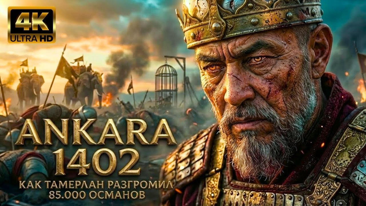 АНКАРА (1402): КАК ТАМЕРЛАН РАЗГРОМИЛ 85 000 ОСМАНОВ И ПРЕВРАТИЛ СУЛТАНА В ПОДНОЖКУ