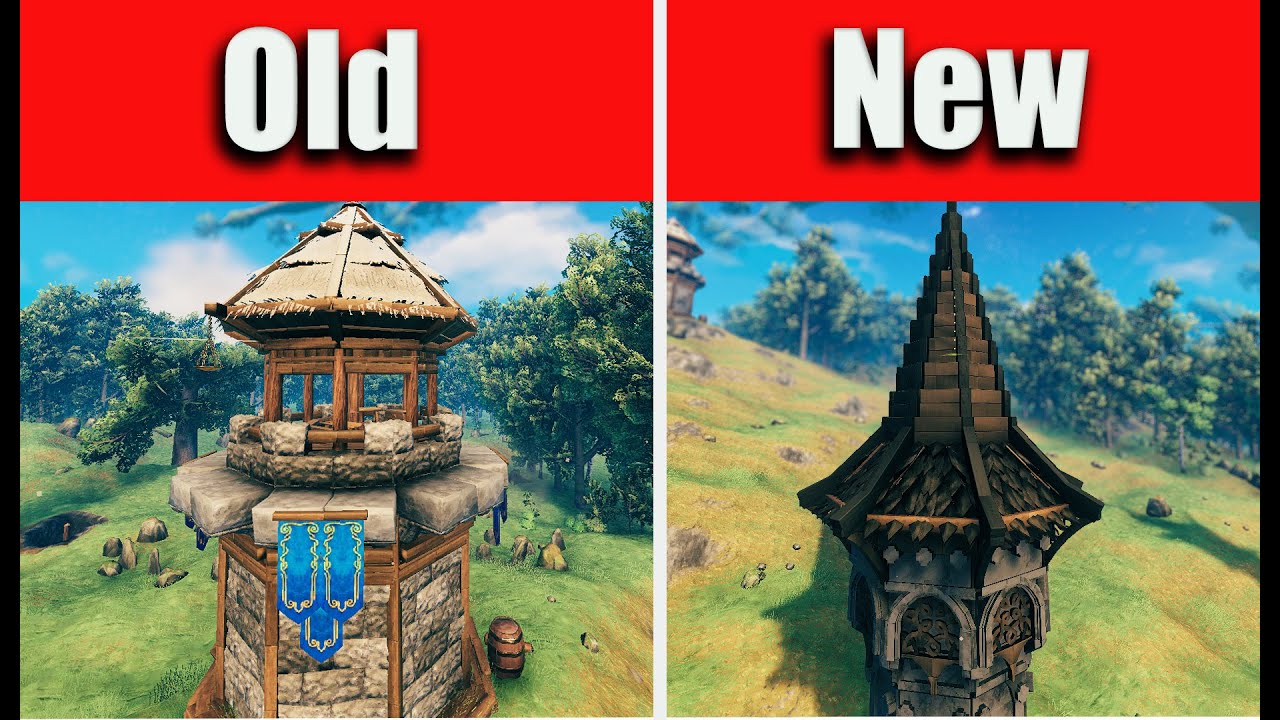This Valheim Roof Building Trick is Great! [How to Build Tips and Tricks]