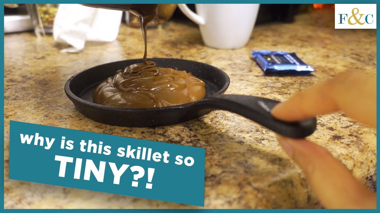 We Tried Cooking in a TINY Skillet! | Mini Skillet Brownie Kit | Frolic & Courage