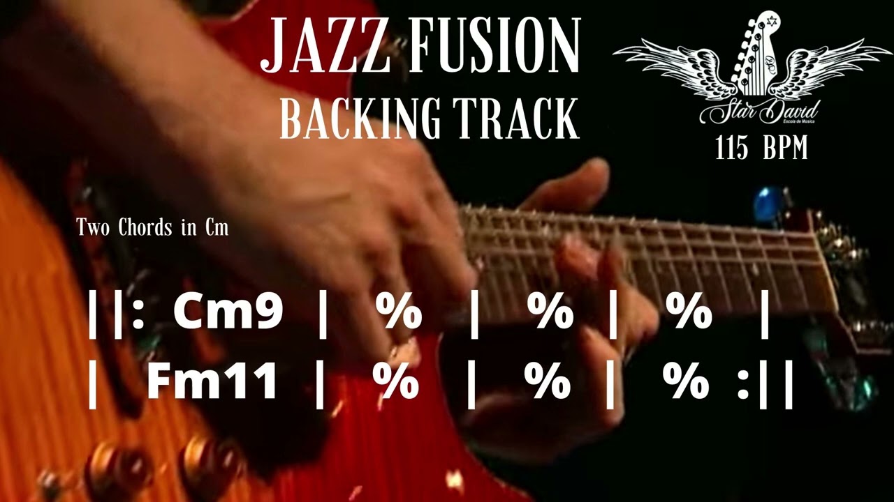Backing Track Jazz Fusion  Two Chords in Cm