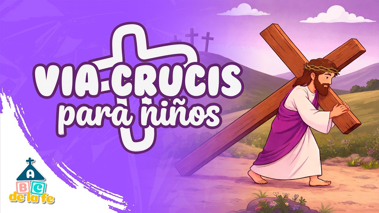 El Vía Crucis Rezado por NIÑOS 🙏💜 Especial de Cuaresma que te tocará el corazón