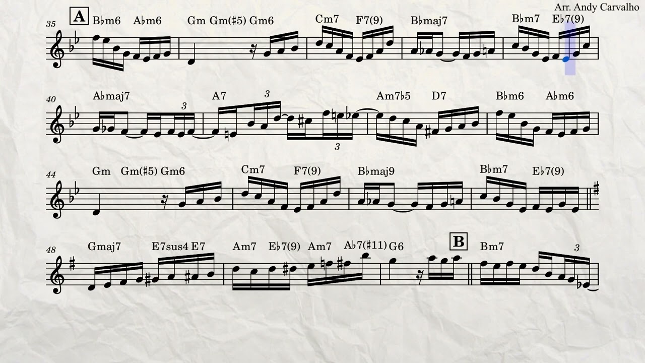 Choro Negro - Backing track com Partitura