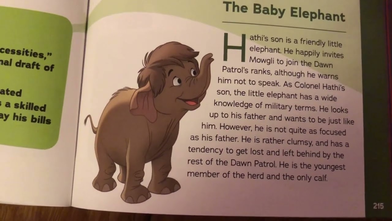 Disney Character Knowledge: The Jungle Book