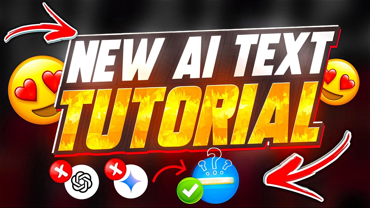 New AI Text Trick: 1 Click Mein Professional Thumbnail Text! @gameplaywithgaurav 