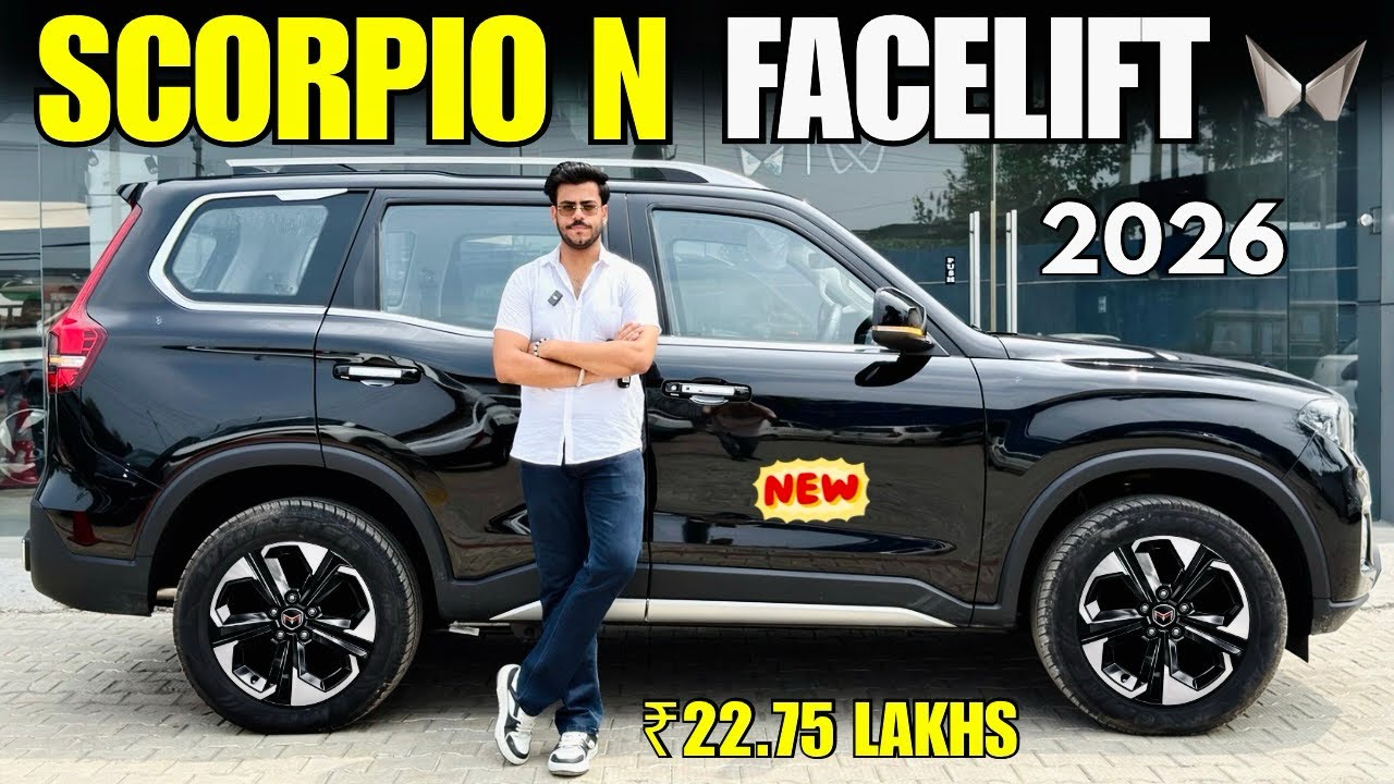 Mahindra Scorpio N Facelift 2026 Detailed Review ✅ Scorpio N Z8L Top Model Diesel AT Price & Feature