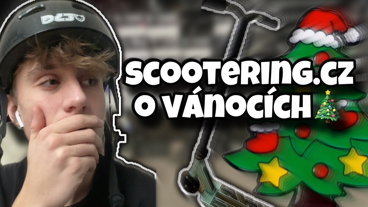 VÁNOCE VE SCOOTERINGU?!🎅🏻 **prank** 😵