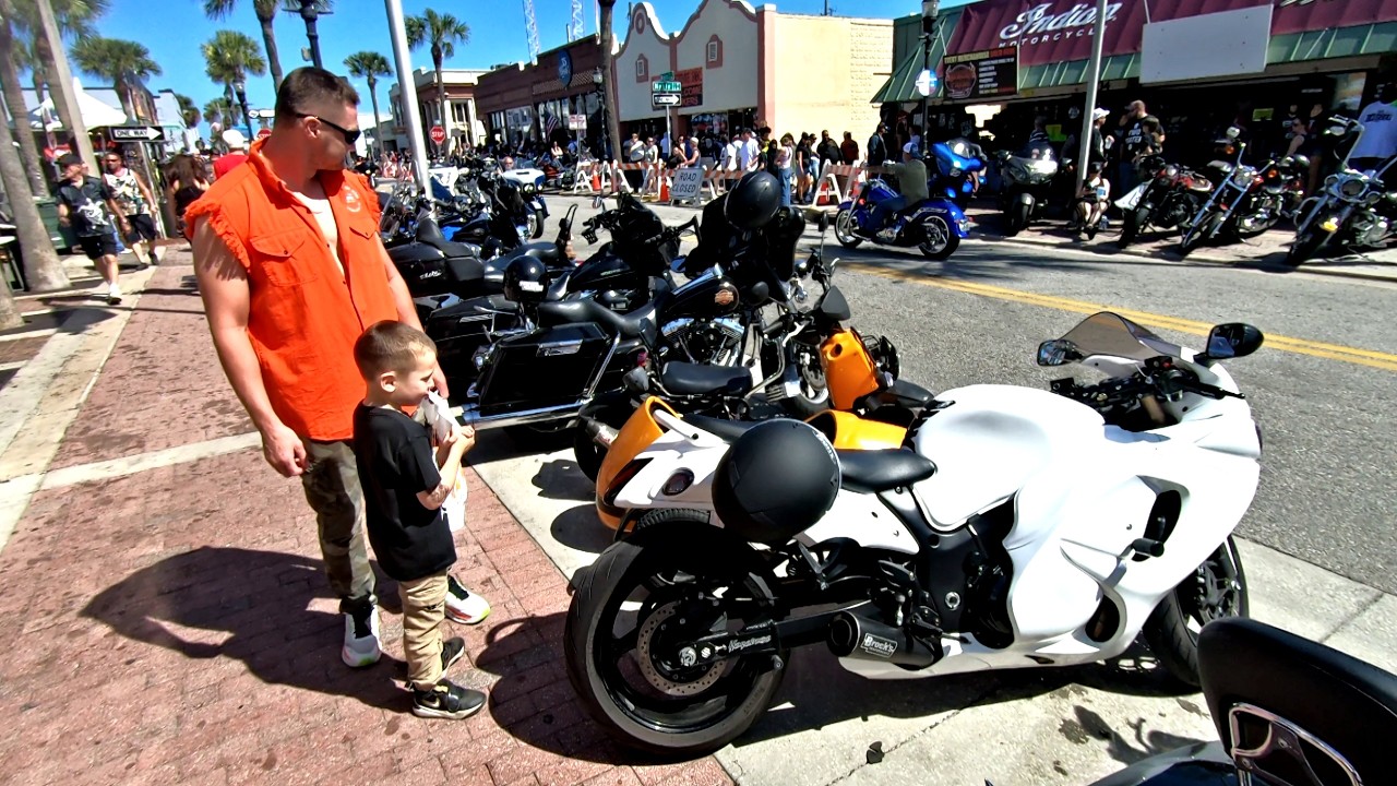 Daytona Bike Week 2026! Walking down Main Street 2nd Saturday