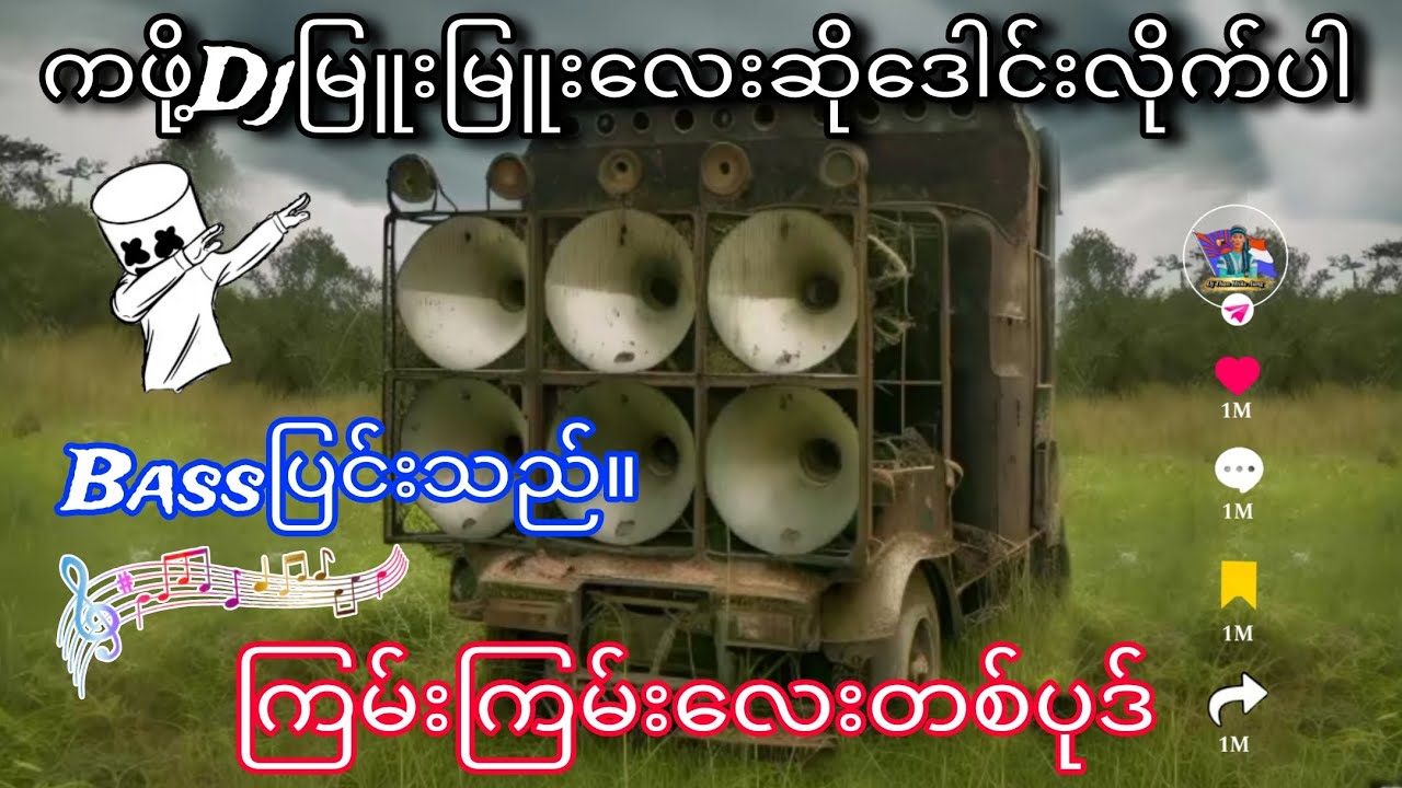 မြူးမြူးလေးနဲ့လွင့်မယ်😍🔊😍 Bassပြင်းပြင်းလေး 💥 #dj #djthanhtikeaung #စက်ဆရာများအကြိုက်dj